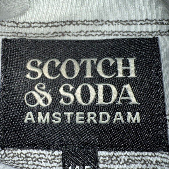 Scotch & Soda Brand New Crinkle Stripe Shirt - Picture 5 of 11